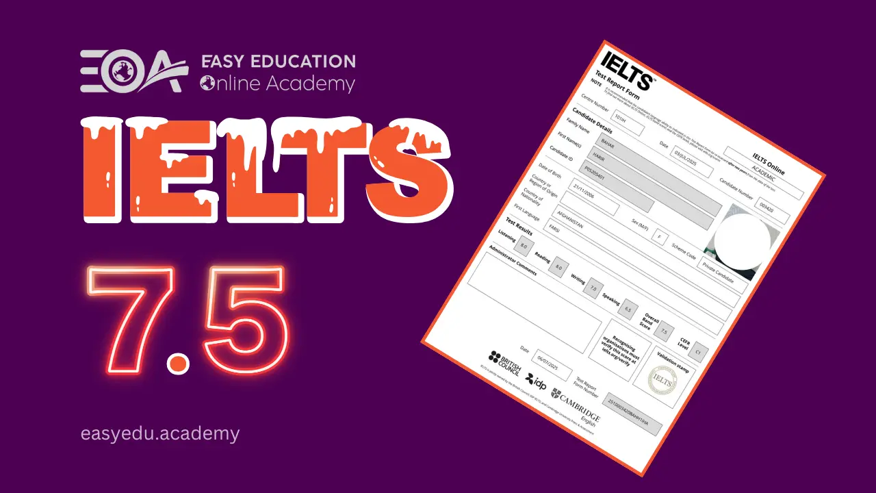 Bahar Harir ielts 7.5